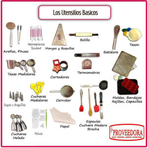 Variedad de utensilios